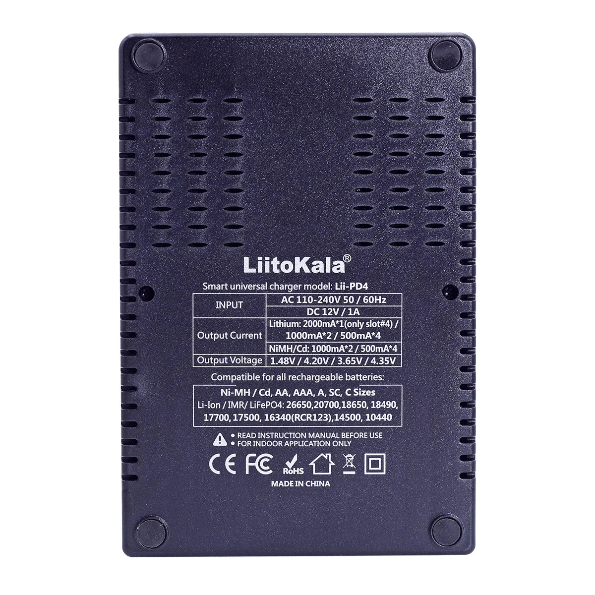 LiitoKala Lii-PD4 Lii-PD2 Lii-402 Lii202 LiiM4S 18650 Charger Universal Smart Charger for 26650 18650 21700 18500 AA AAA battery