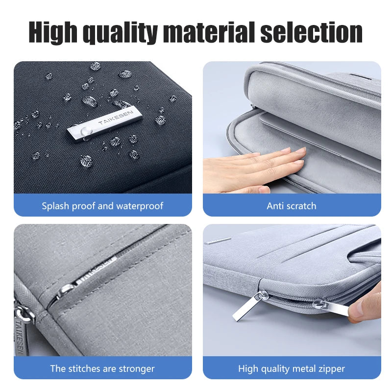 Laptop Bag 13.3 15.6 14 INCH Waterproof Notebook Case Sleeve For Macbook Air Pro 13 15 Computer Shoulder Handbag Briefcase Bag